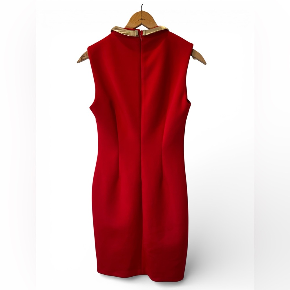 Calvin Klein Vibrant Red Dress - Picture 3 of 10